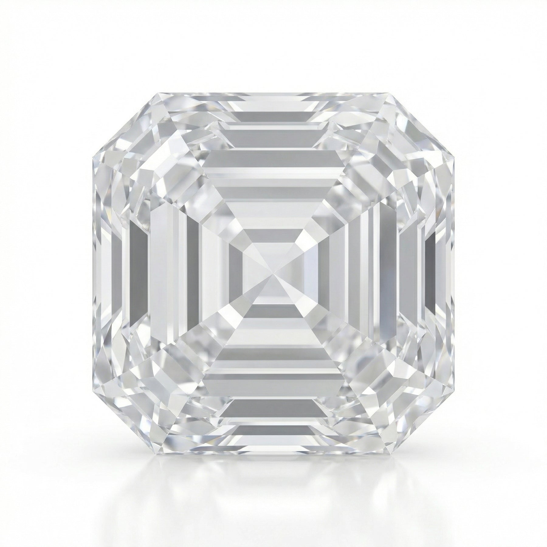 IGI Certified Laboratory Grown Colorless Sapphire | 16.42 Carat Square Emerald Cut | Luxury Statement-Saleh Sallom