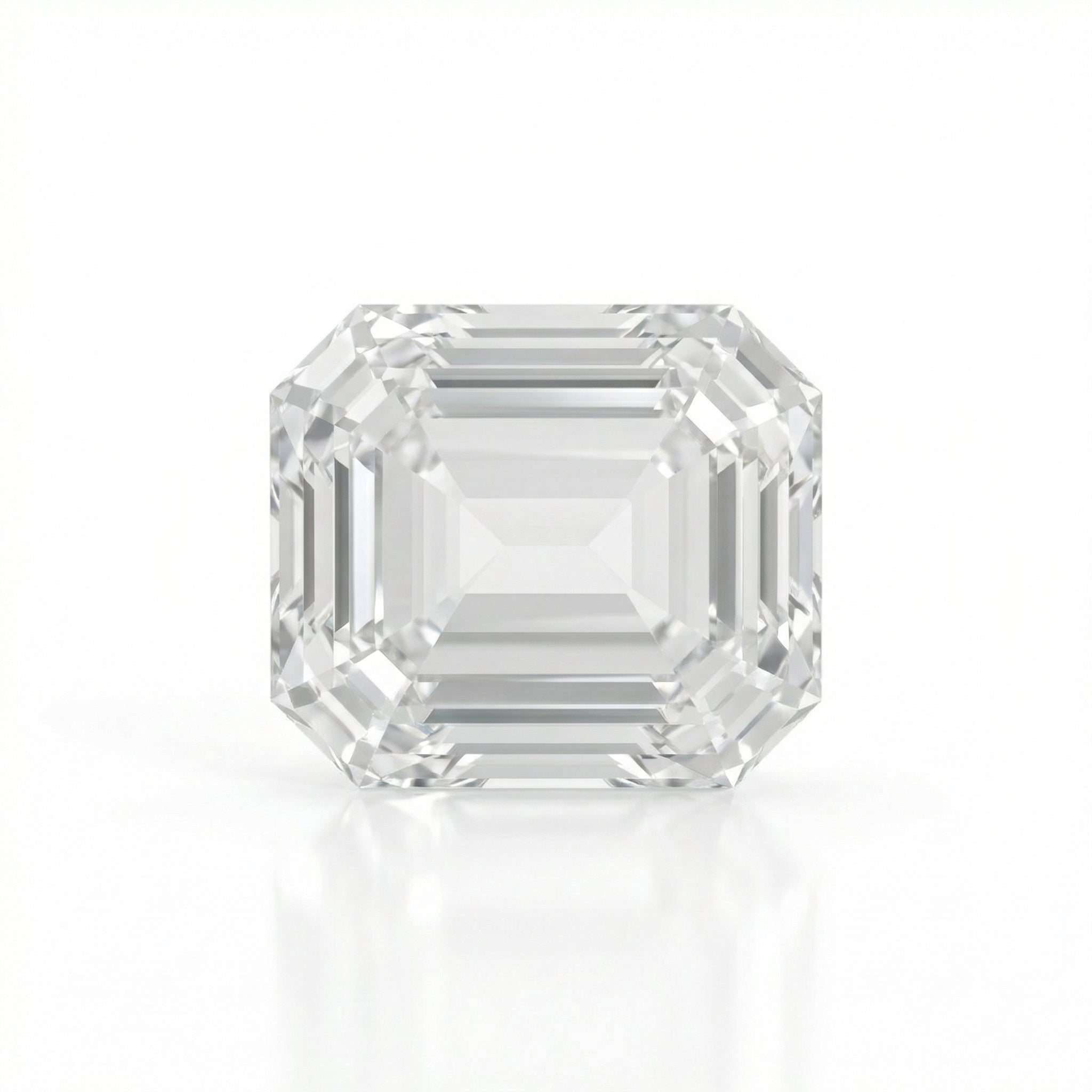 IGI Certified Laboratory Grown Colorless Sapphire | 9.82 Carat Emerald Cut | Luxury Gemstone-Saleh Sallom Main image