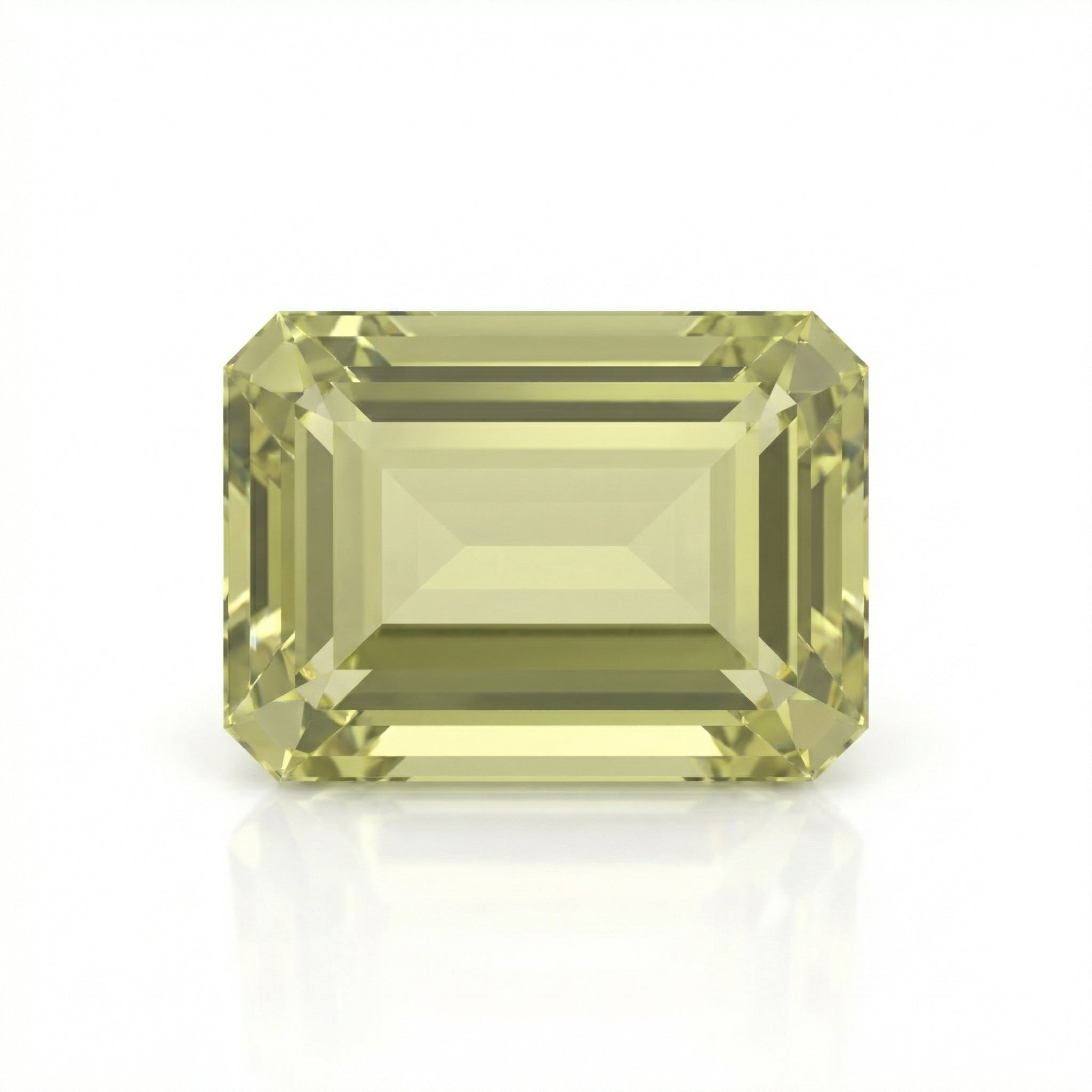 IGI Certified Laboratory Grown Yellow Sapphire | 2.77 Carat Emerald Cut | Luxury Gemstone-Saleh Sallom Main image