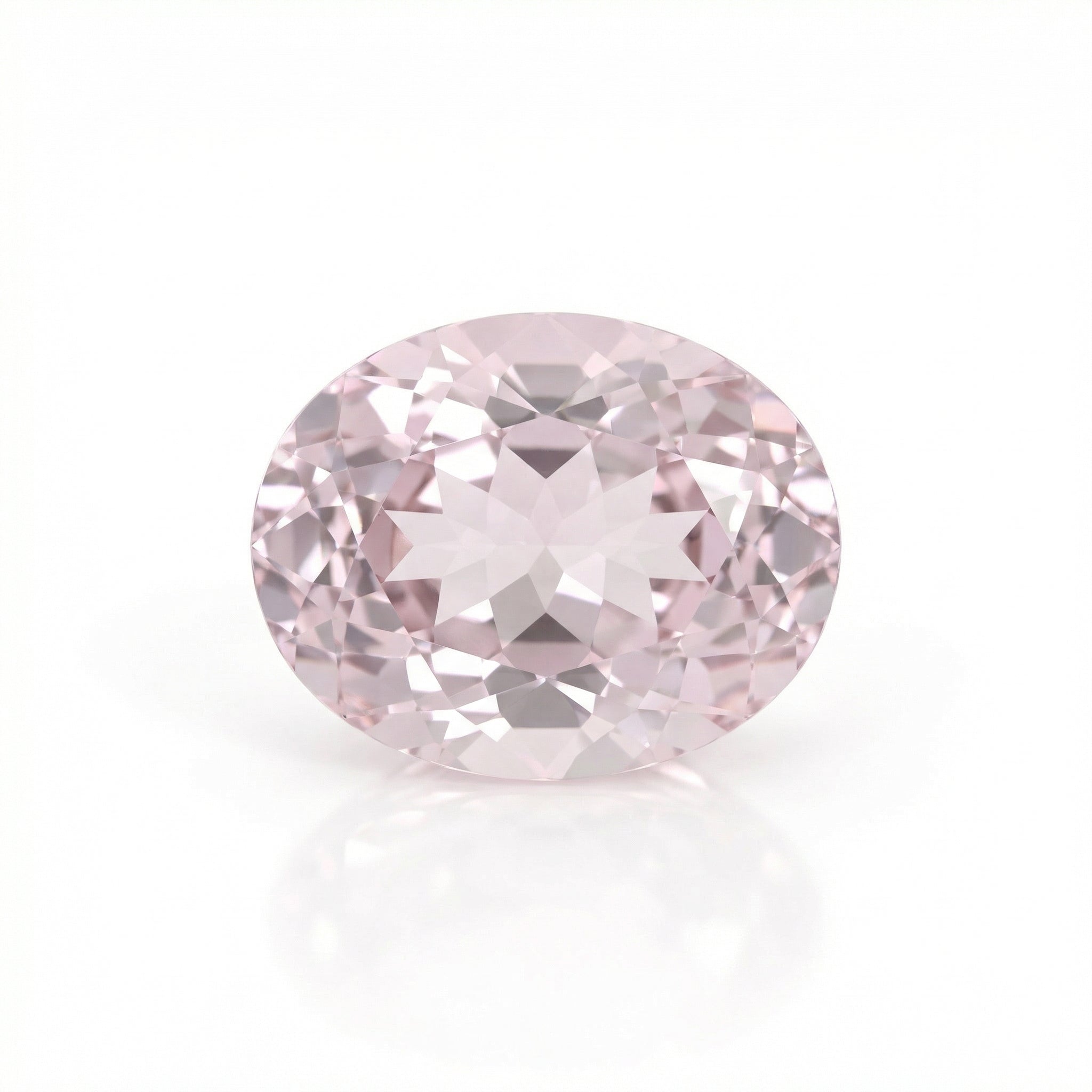 IGI Certified Laboratory Grown Light Purplish Pink Spinel | 9.04 Carat Oval Mixed Cut | Luxury Gemstone-Saleh Sallom Main image