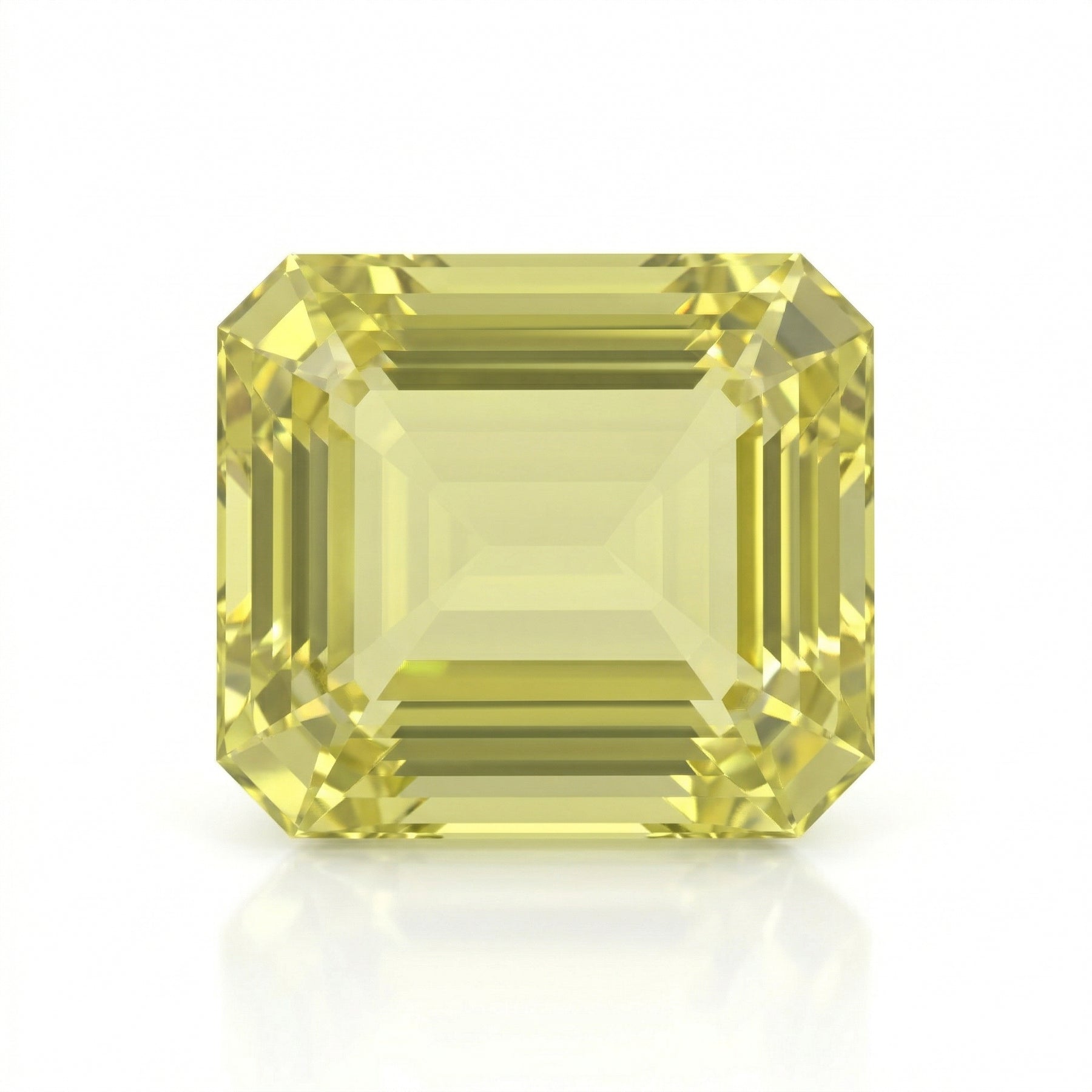 IGI Certified Laboratory Grown Yellow Sapphire | 17.99 Carat Emerald Cut | Statement Luxury Gemstone-Saleh Sallom