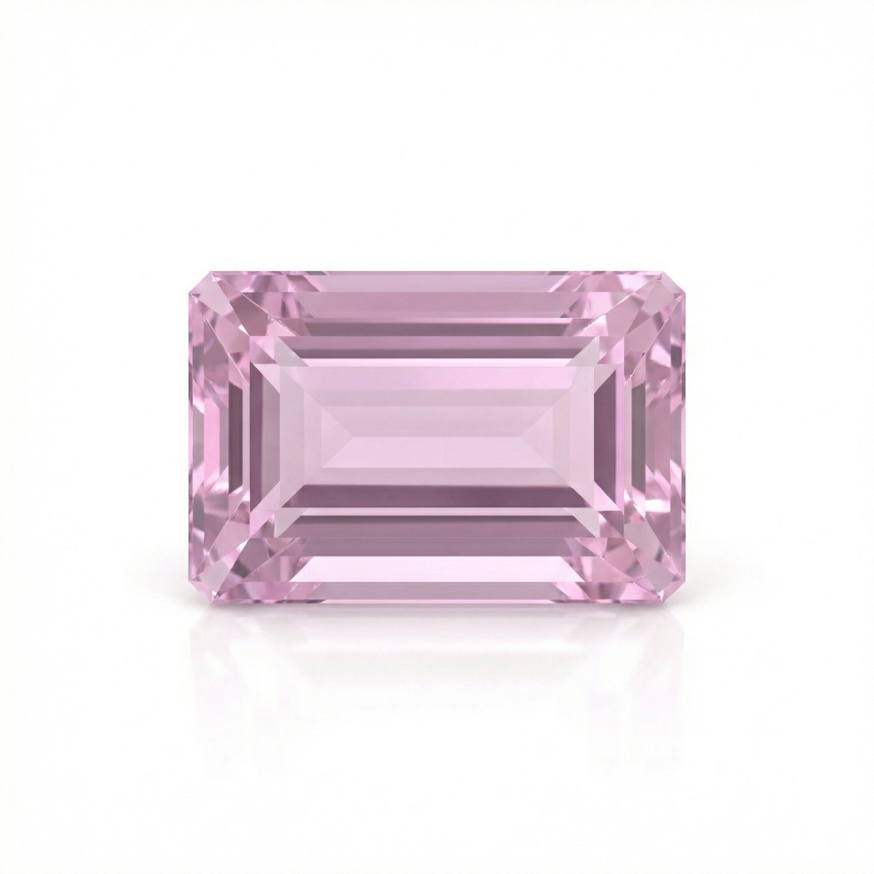 IGI Certified Laboratory Grown Pink Sapphire | 7.86 Carat Rectangular Step Cut | Luxury Statement Gemstone-Saleh Sallom