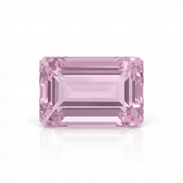 IGI Certified Laboratory Grown Pink Sapphire | 7.86 Carat Rectangular Step Cut | Luxury Statement Gemstone-Saleh Sallom