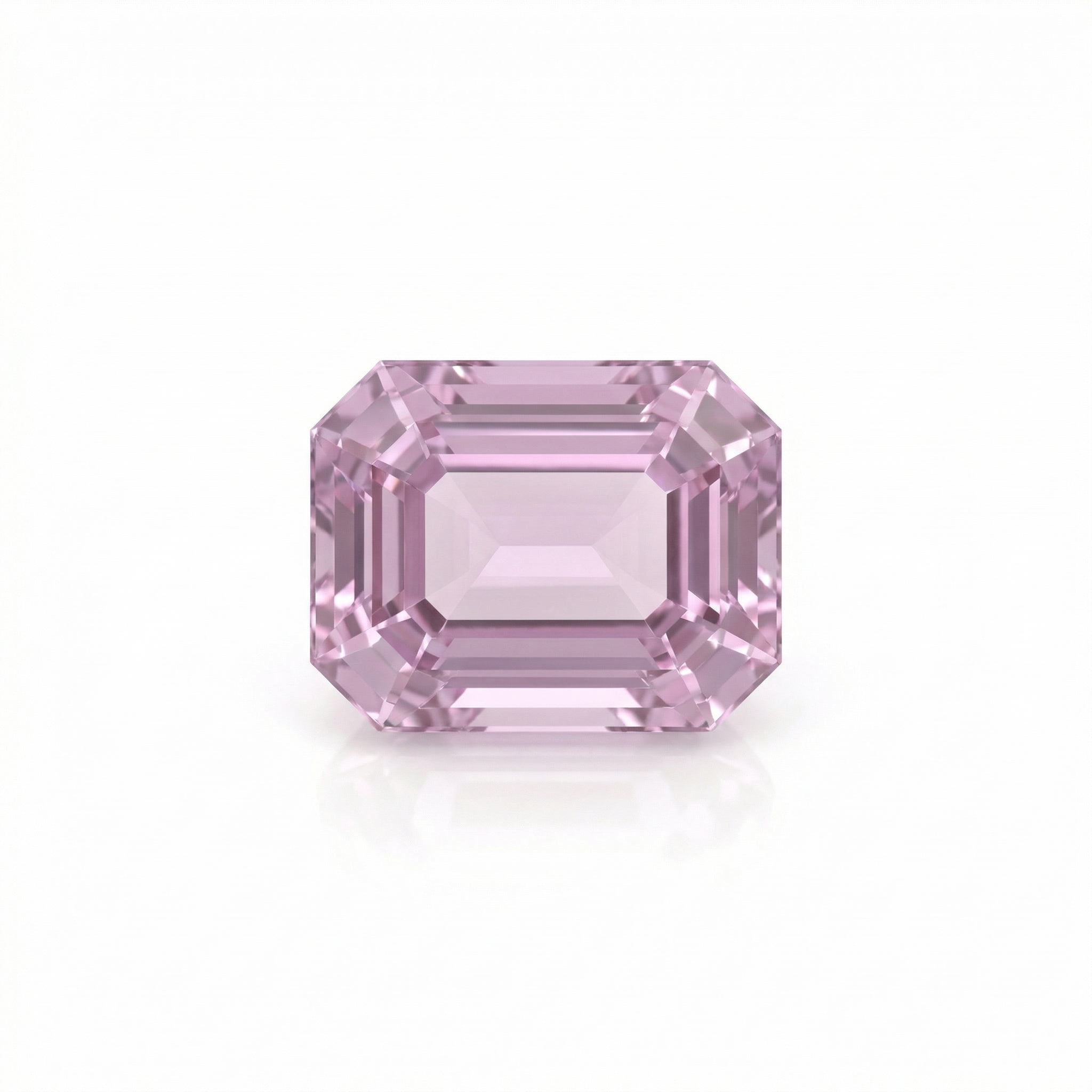 IGI Certified Laboratory Grown Pink Sapphire | 2.91 Carat Emerald Cut | Fine Luxury Gemstone-Saleh Sallom Main image