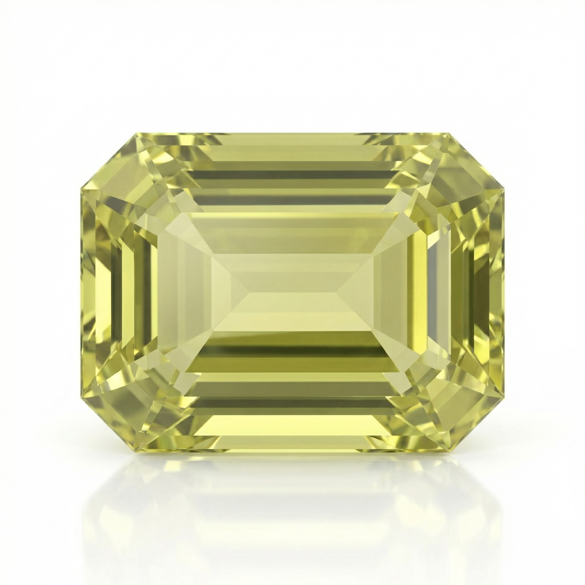 IGI Certified Laboratory Grown Yellow Sapphire | 15.06 Carat Emerald Cut | Statement Luxury Gemstone-Saleh Sallom Main image