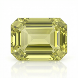 IGI Certified Laboratory Grown Yellow Sapphire | 15.06 Carat Emerald Cut | Statement Luxury Gemstone-Saleh Sallom