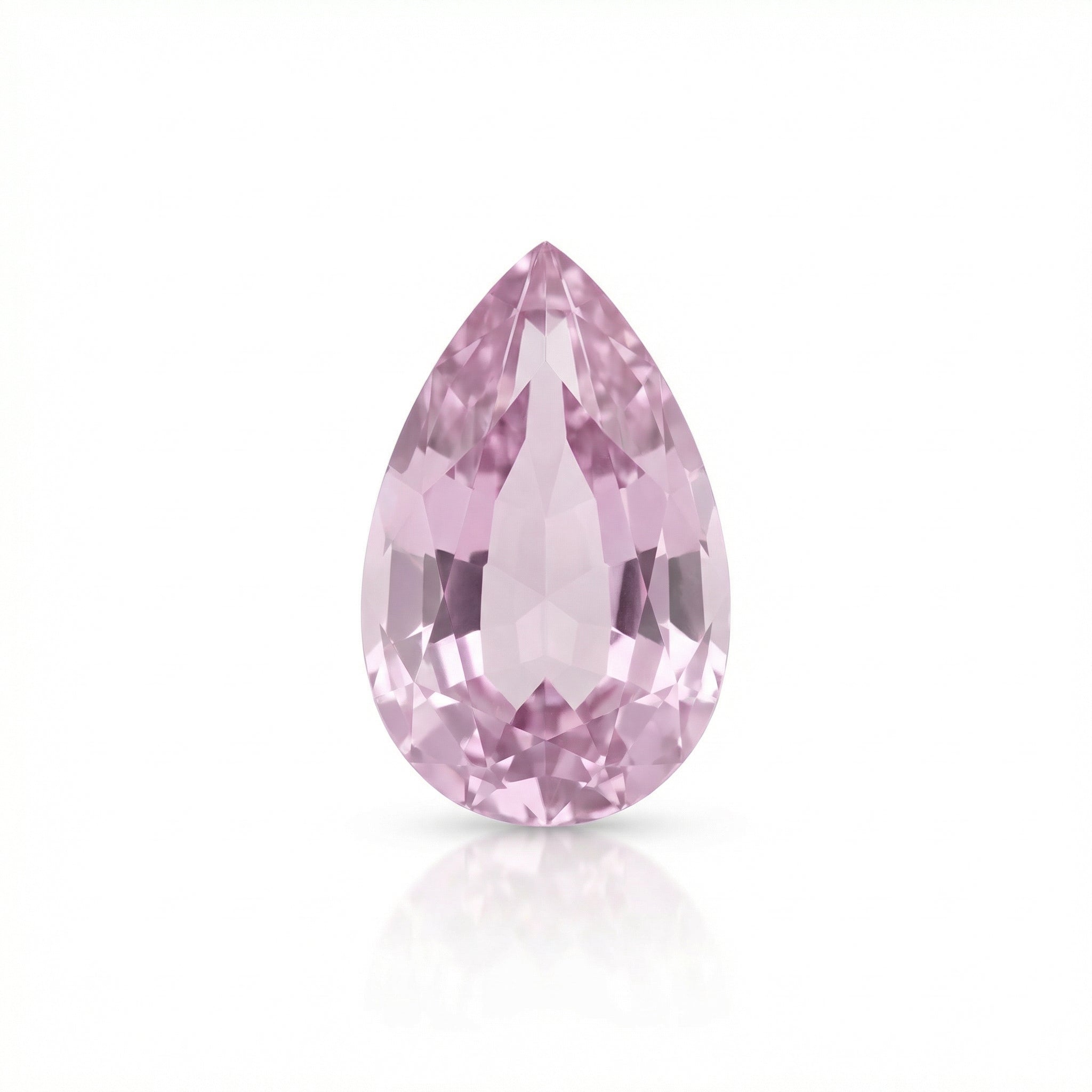 IGI Certified Laboratory Grown Pink Sapphire | 5.87 Carat Pear Mixed Cut | Luxury Statement Gemstone-Saleh Sallom Main image