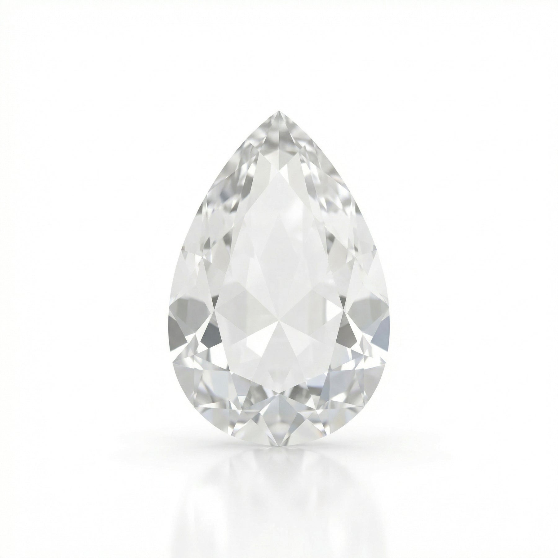 IGI Certified Laboratory Grown Colorless Sapphire | 5.38 Carat Pear Mixed Cut | Luxury Clear Gemstone-Saleh Sallom