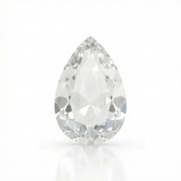 IGI Certified Laboratory Grown Colorless Sapphire | 5.38 Carat Pear Mixed Cut | Luxury Clear Gemstone-Saleh Sallom