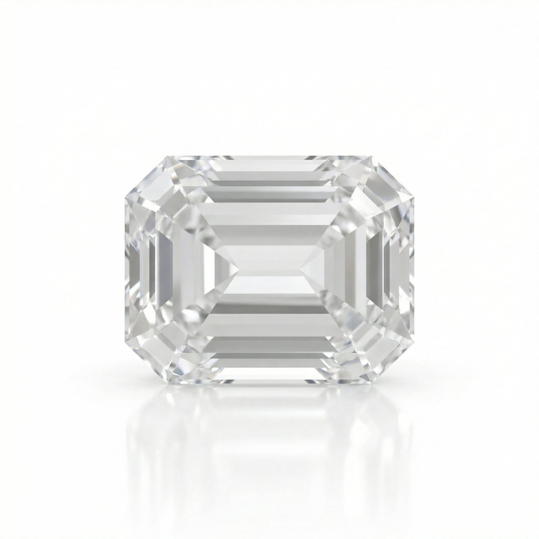 IGI Certified Laboratory Grown Colorless Sapphire | 7.05 Carat Emerald Cut | Luxury Statement Gemstone-Saleh Sallom