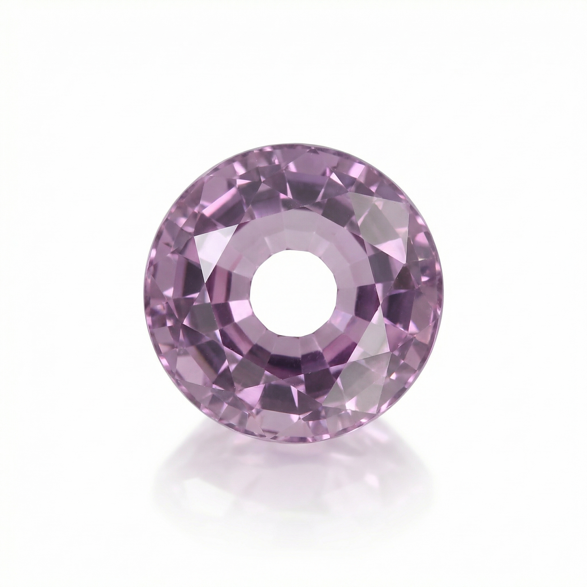 IGI Certified Laboratory Grown Pink Sapphire | 10.22 Carat Round Mixed Cut | Premium Statement Gem-Saleh Sallom Main image