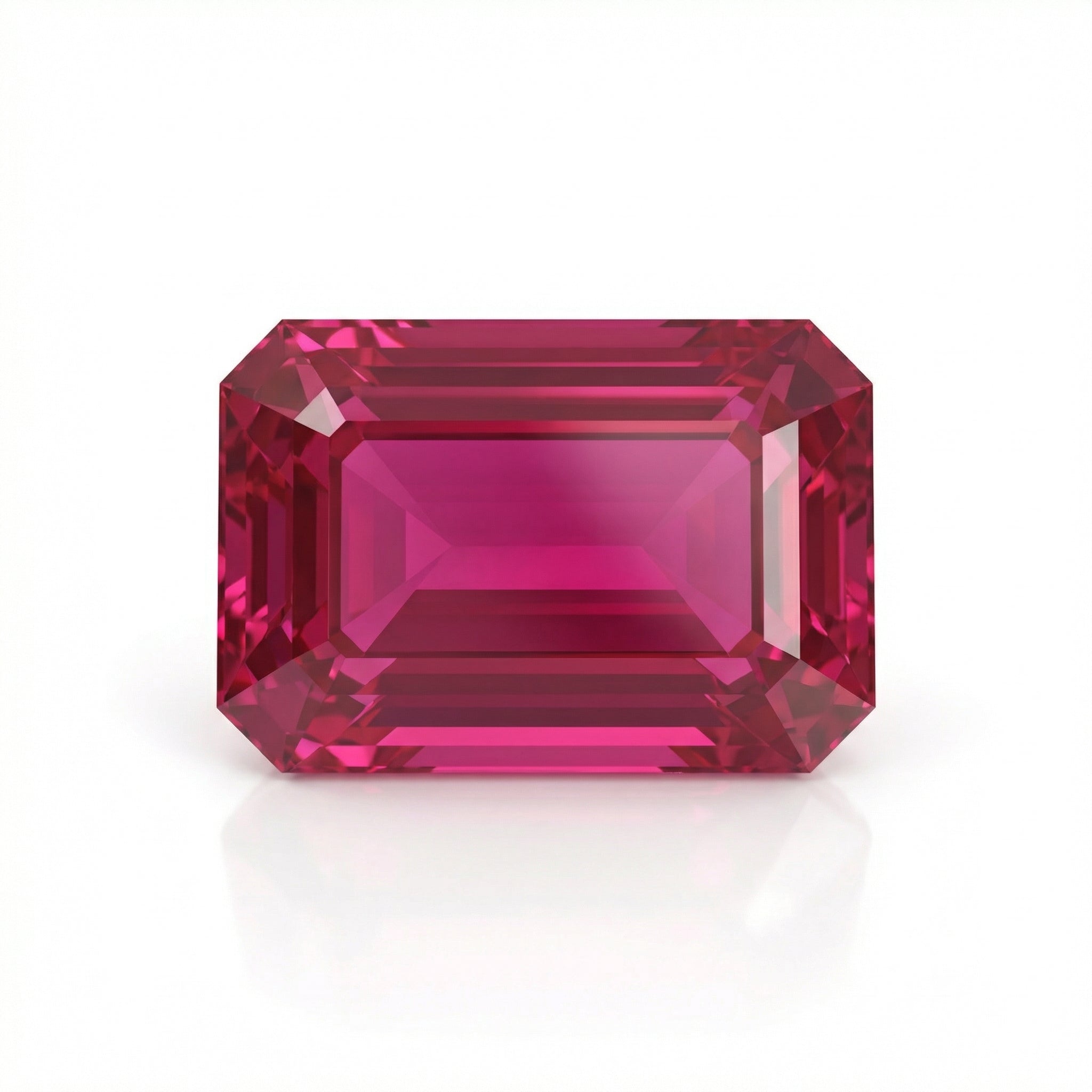 IGI Certified Laboratory Grown Ruby | Cushion Modified Brilliant Cut | 0.61 Carat Fine Red Gemstone-Saleh Sallom Main image