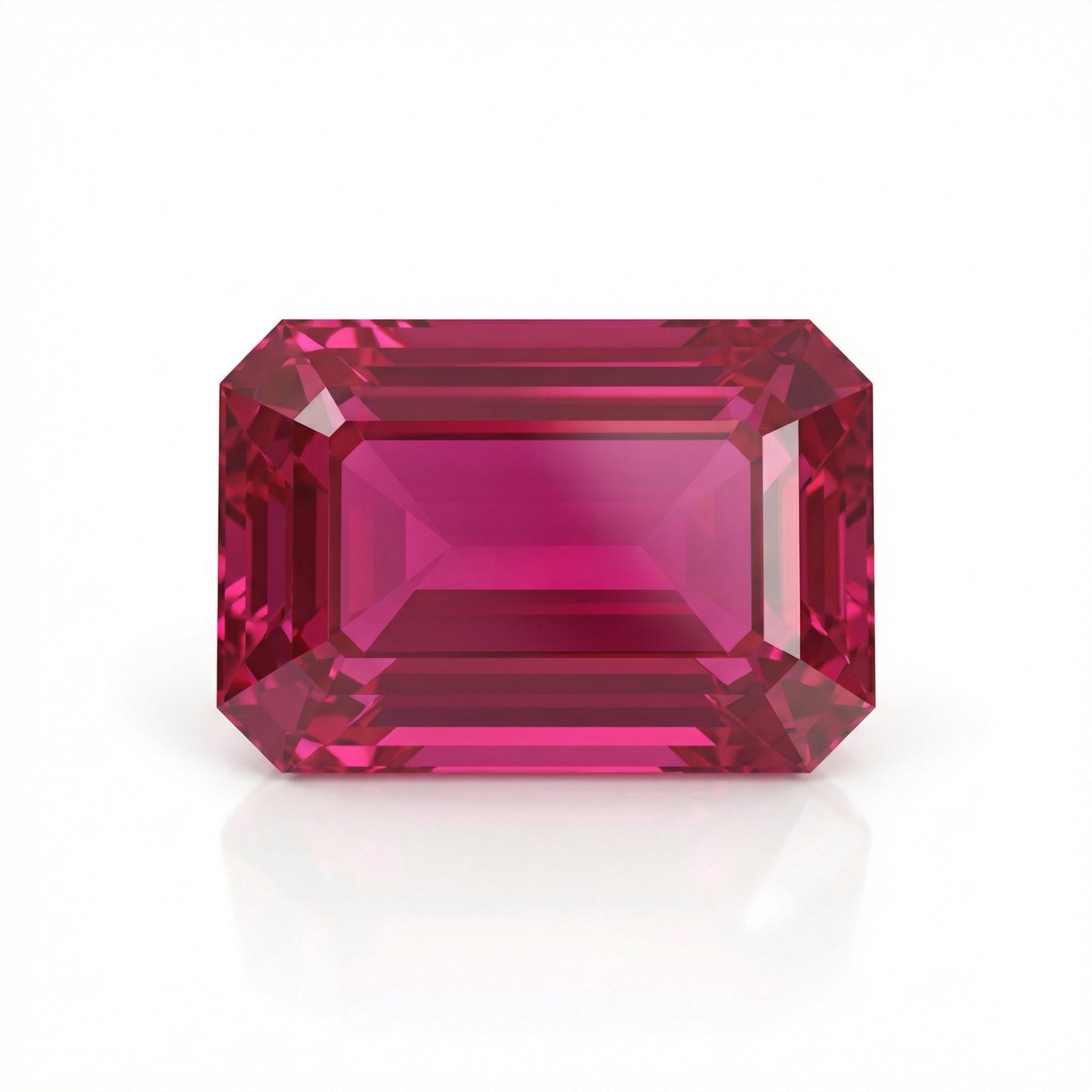 IGI Certified Laboratory Grown Ruby | Cushion Modified Brilliant Cut | 0.61 Carat Fine Red Gemstone-Saleh Sallom