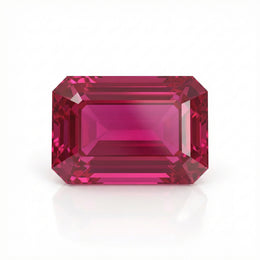 IGI Certified Laboratory Grown Ruby | Cushion Modified Brilliant Cut | 0.61 Carat Fine Red Gemstone-Saleh Sallom