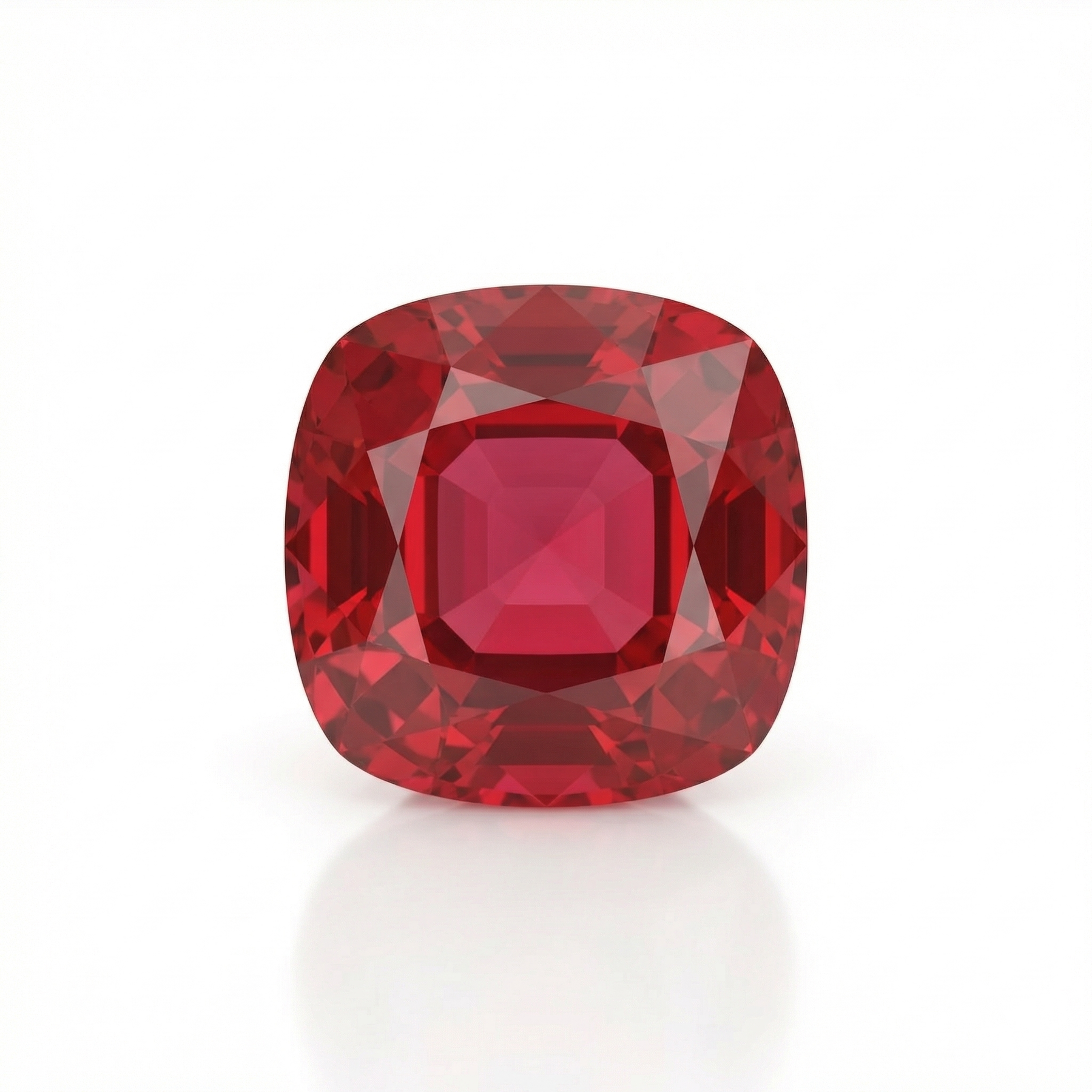 IGI Certified Laboratory Grown Ruby | 4.68 Carats Cushion Cut | Purplish Red Ruby-Saleh Sallom