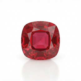 IGI Certified Laboratory Grown Ruby | 4.68 Carats Cushion Cut | Purplish Red Ruby-Saleh Sallom