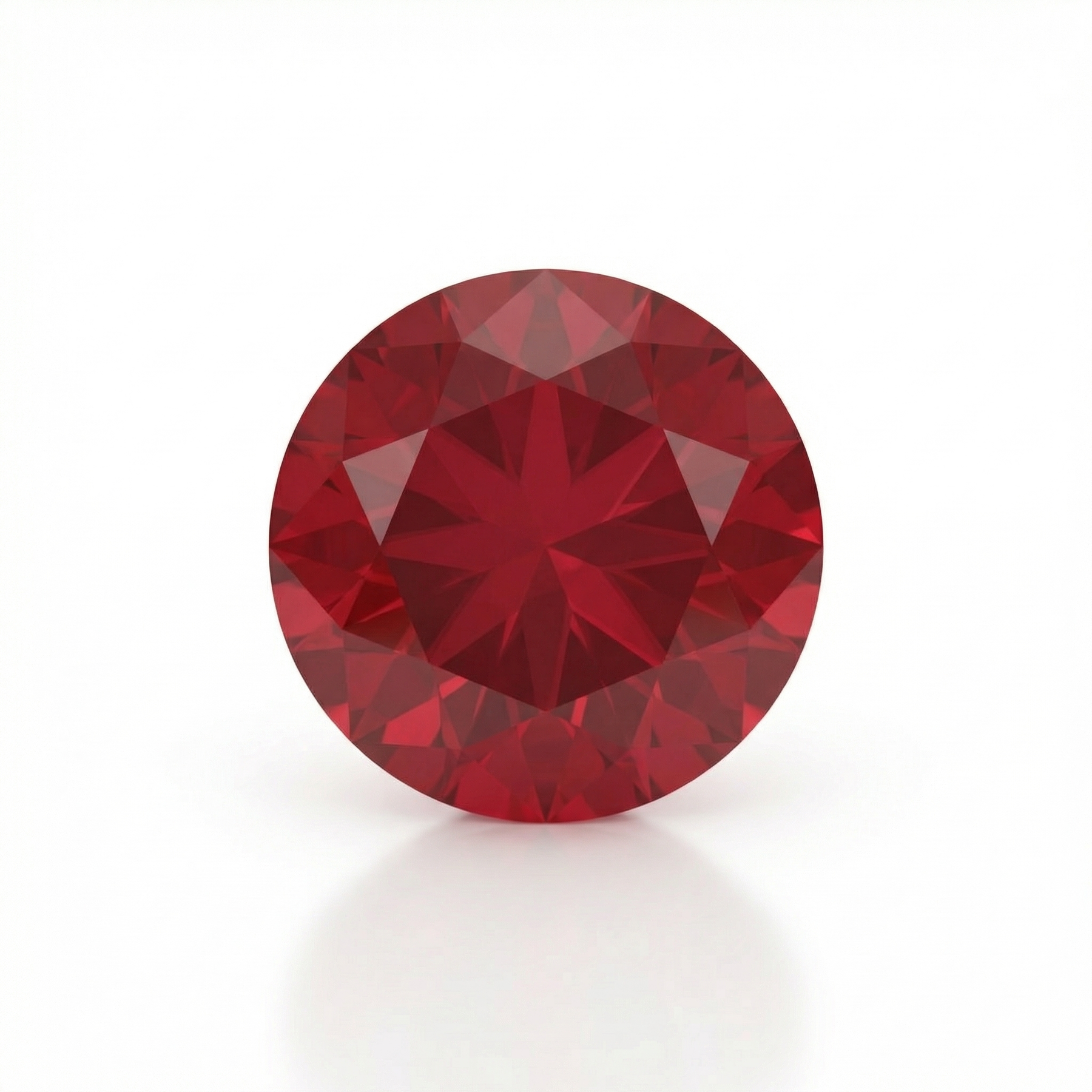 IGI Certified Laboratory Grown Ruby | 1.65 Carat Round Brilliant Cut | Purplish Red Ruby-Saleh Sallom