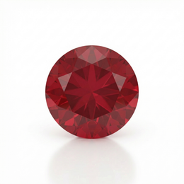IGI Certified Laboratory Grown Ruby | 1.65 Carat Round Brilliant Cut | Purplish Red Ruby-Saleh Sallom
