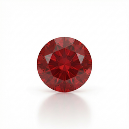 IGI Certified Laboratory Grown Ruby | 2.30 Carats Round Brilliant Cut | Purplish Red Ruby-Saleh Sallom