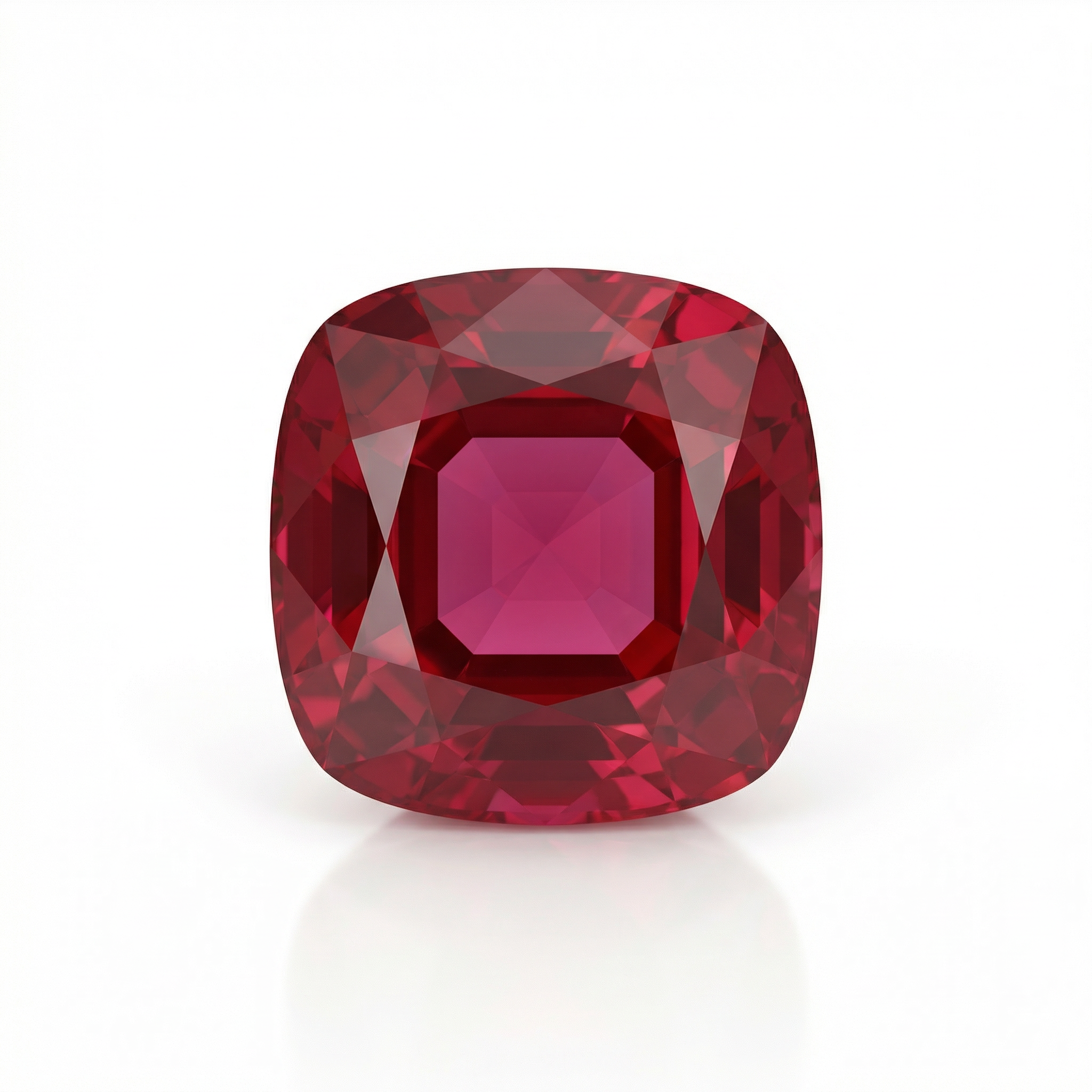 IGI Certified Laboratory Grown Ruby | 1.52 Carat Round Brilliant Cut | Purplish Red Ruby-Saleh Sallom Main image
