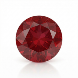 IGI Certified Laboratory Grown Ruby | 1.58 Carat Round Brilliant Cut | Purplish Red Ruby-Saleh Sallom