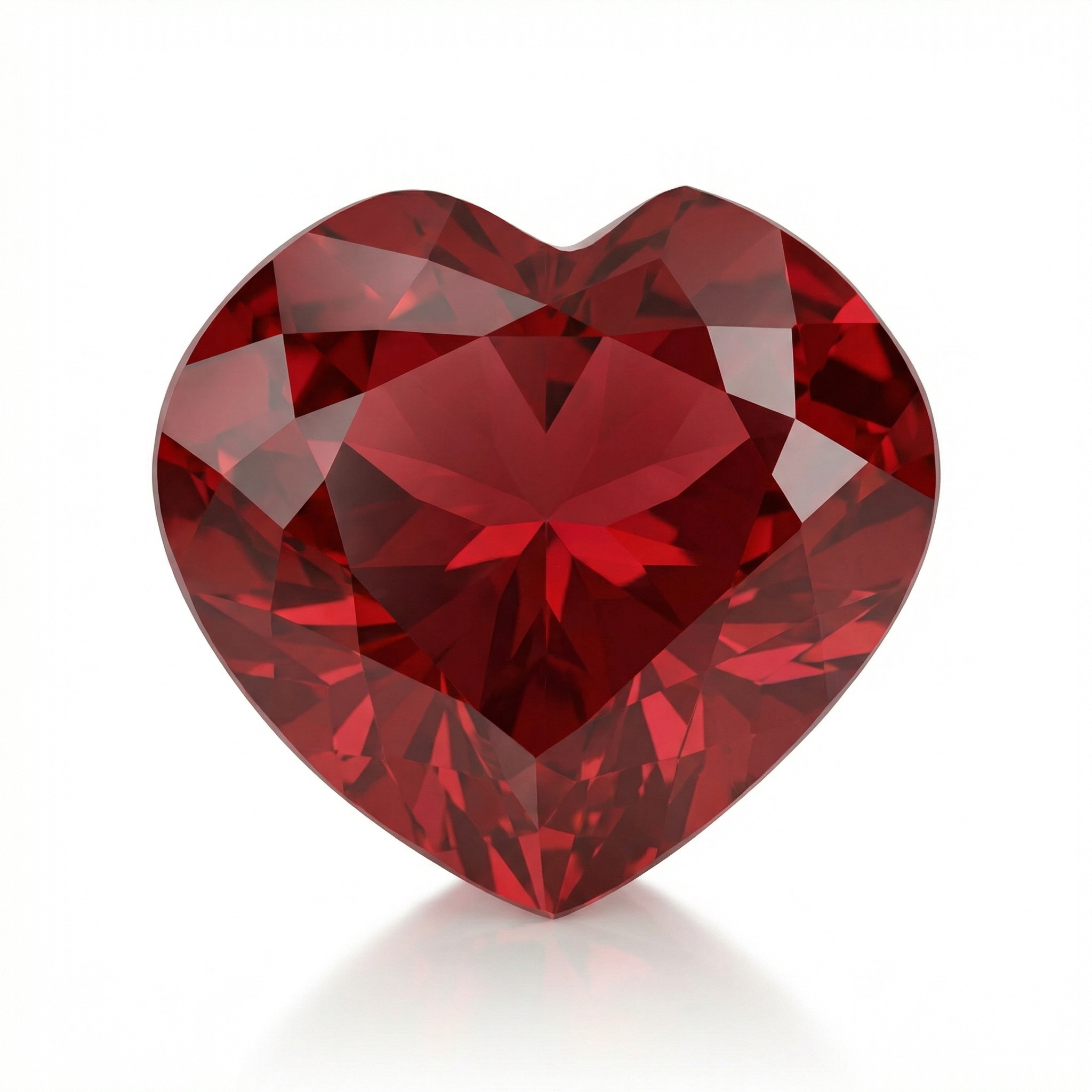 IGI Certified Laboratory Grown Ruby | 11.67 Carat Heart Mixed Cut | Purplish Red Masterpiece-Saleh Sallom Main image