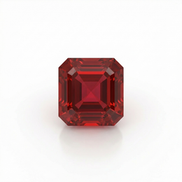 IGI Certified Laboratory Grown Ruby | 6.31 Carat Square Emerald Cut | Purplish Red Precision Gem-Saleh Sallom
