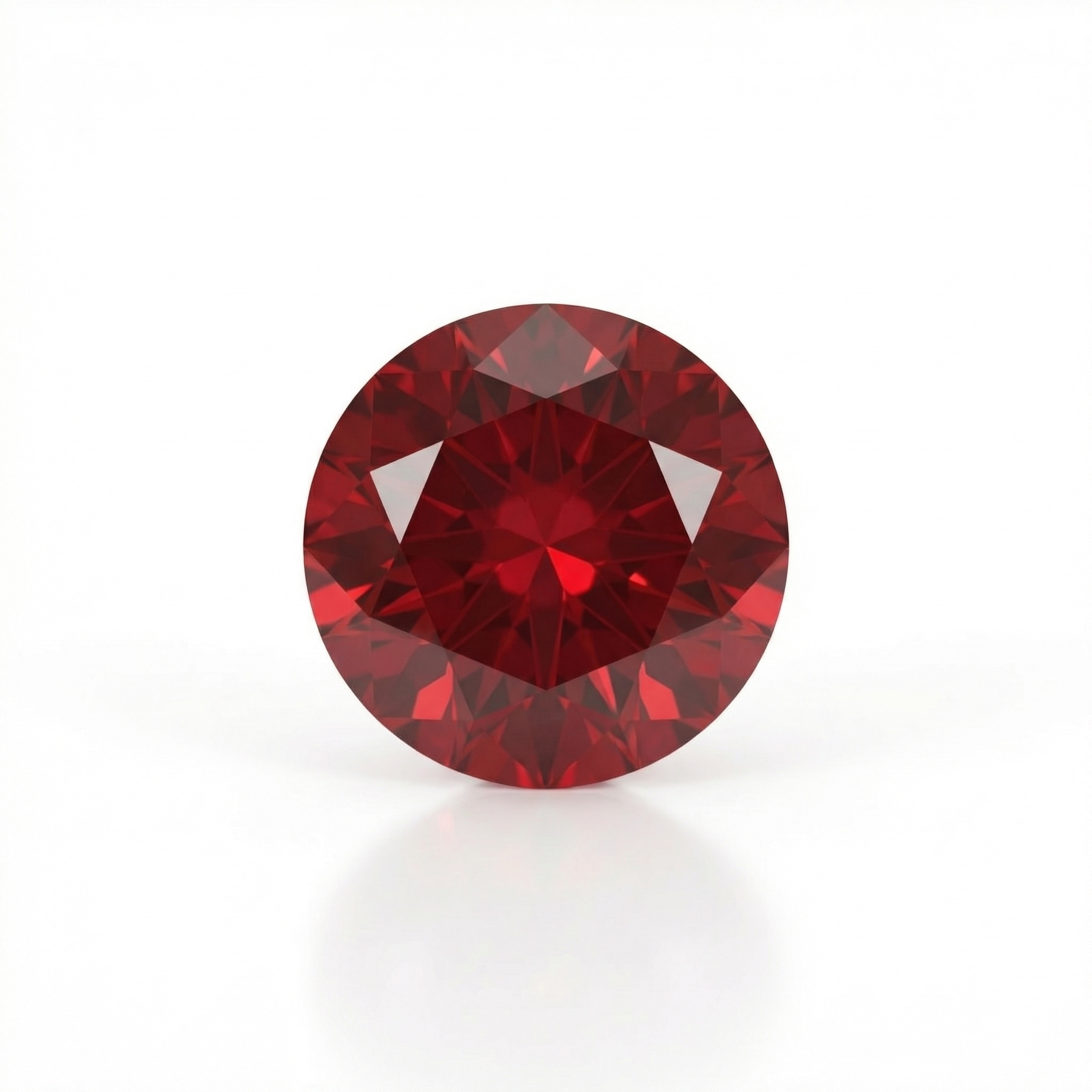 IGI Certified Laboratory Grown Ruby | 1.60 Carat Round Brilliant Cut | Purplish Red Fine Gem-Saleh Sallom