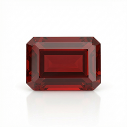 IGI Certified Laboratory Grown Ruby | 9.24 Carat Emerald Cut | Pure Red Precision Gem-Saleh Sallom