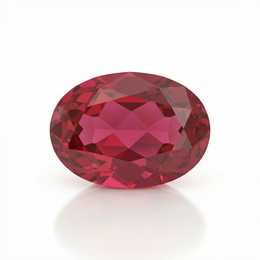 IGI Certified Laboratory Grown Ruby | 8.27 Carat Oval Cut | Purplish Red Luxury Gemstone-Saleh Sallom