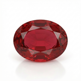 IGI Certified Laboratory Grown Ruby | 33.37 Carat Oval Cut | Purplish Red Investment Gemstone-Saleh Sallom
