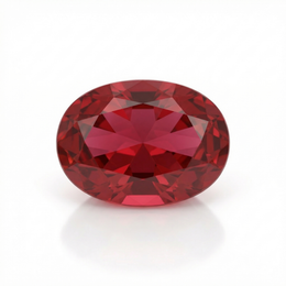 IGI Certified Laboratory Grown Ruby | 7.10 Carat Oval Brilliant Cut | Purplish Red-Saleh Sallom