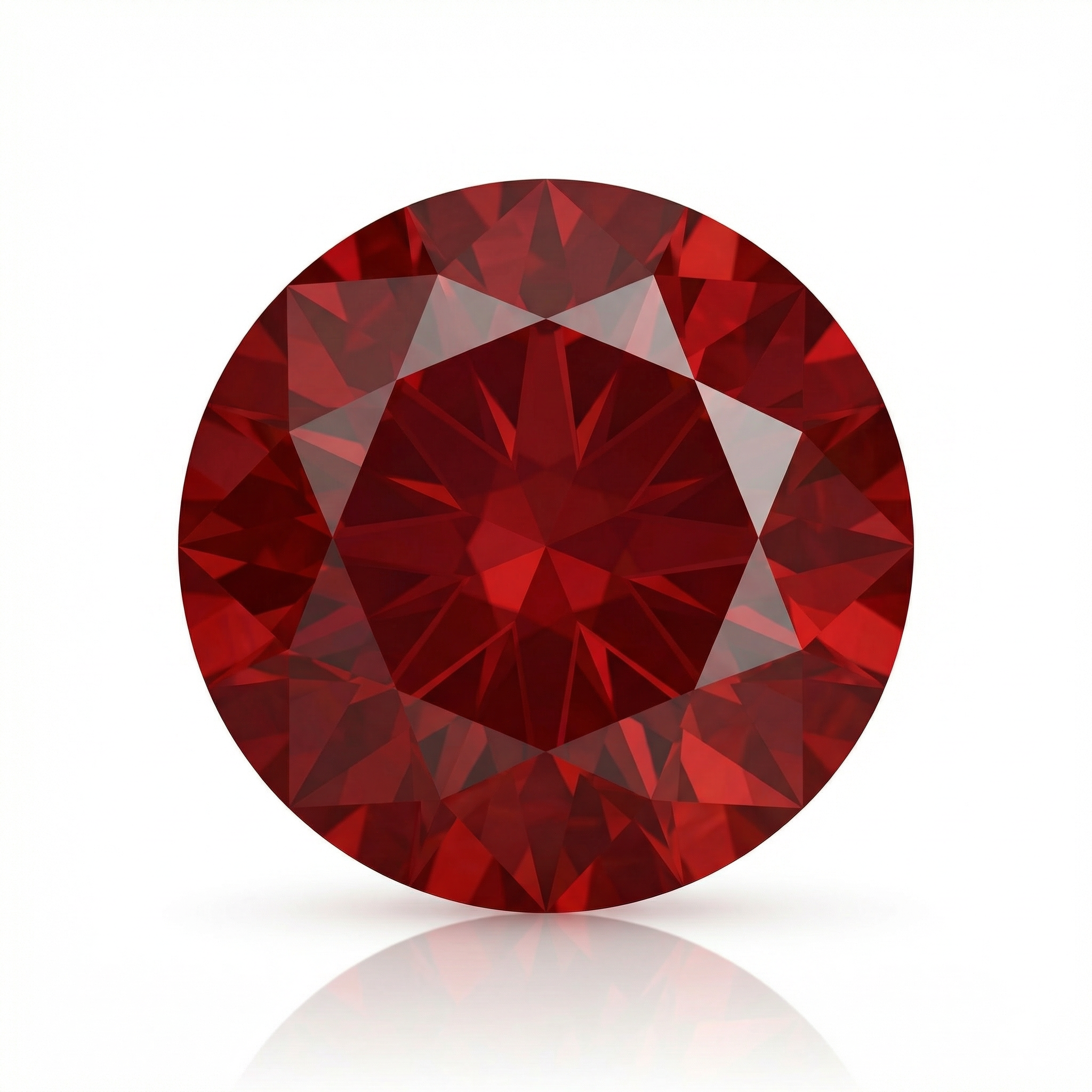 IGI Certified Laboratory Grown Ruby | 7.10 Carat Oval Brilliant Cut | Purplish Red-Saleh Sallom Main image