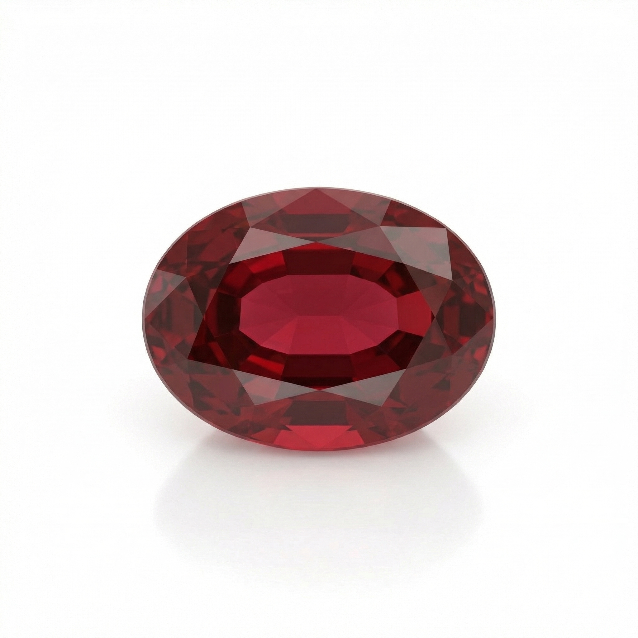 IGI Certified Laboratory Grown Ruby | 4.56 Carat Oval Cut | Vivid Red-Saleh Sallom Main image