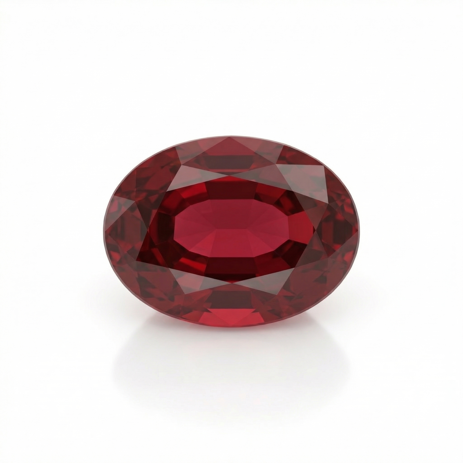 IGI Certified Laboratory Grown Ruby | 4.56 Carat Oval Cut | Vivid Red-Saleh Sallom
