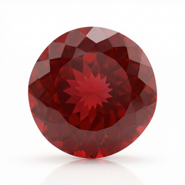 IGI Certified Laboratory Grown Ruby | 28.34 Carat Round Cut | Red-Saleh Sallom