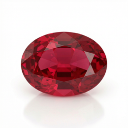 IGI Certified Laboratory Grown Ruby | 5.30 Carat Oval Cut | Pinkish Red-Saleh Sallom