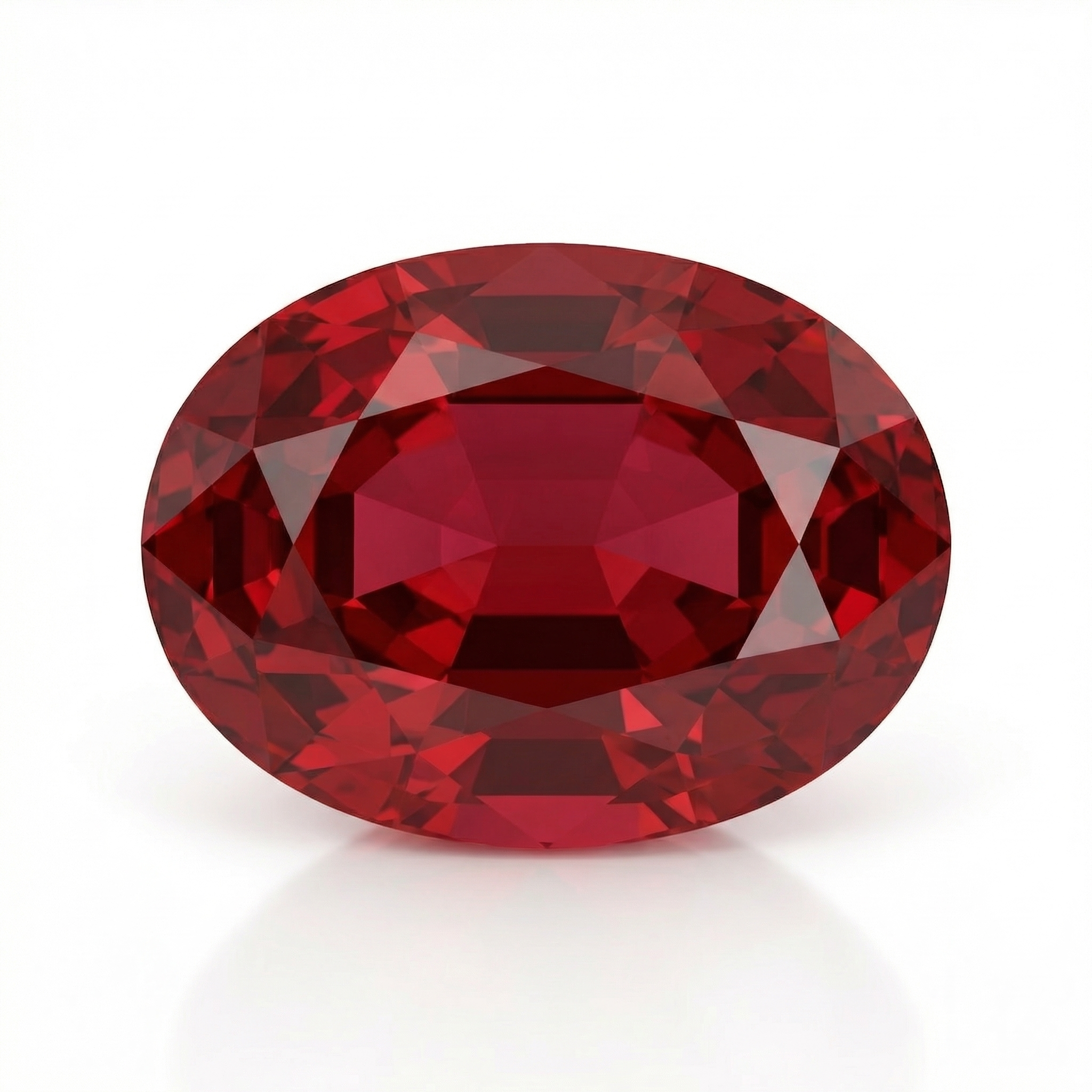 IGI Certified Laboratory Grown Ruby | 10.82 Carat Oval Cut | Vivid Red-Saleh Sallom Main image