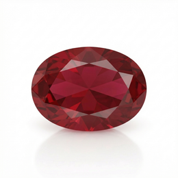 IGI Certified Laboratory Grown Ruby | 7.02 Carat Oval Brilliant Cut | Premium Red Gemstone-Saleh Sallom