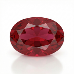 IGI Certified Laboratory Grown Ruby | 6.70 Carat Oval Brilliant Cut | Premium Red Gemstone-Saleh Sallom