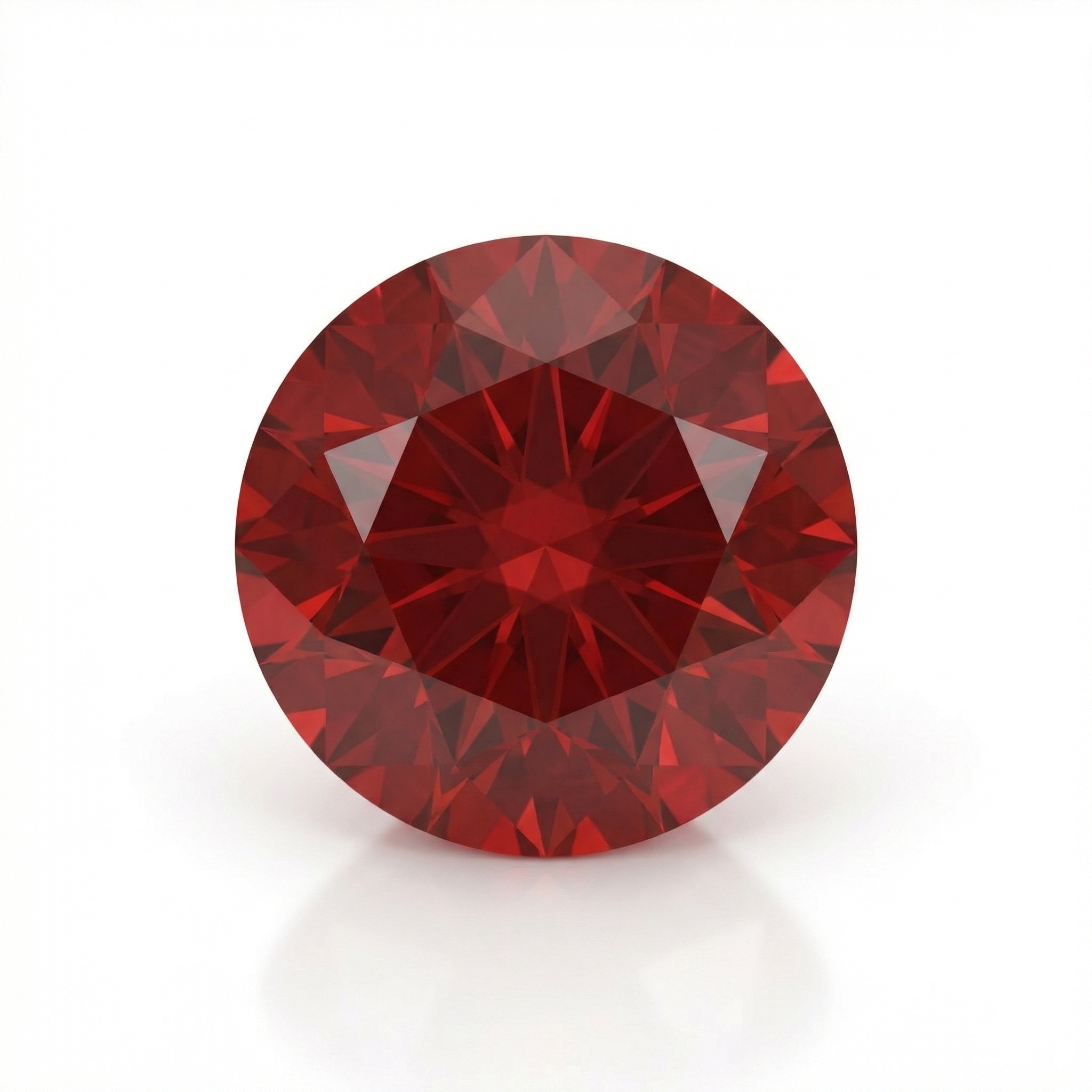 IGI Certified Laboratory Grown Ruby | 13.53 Carat Round Brilliant Cut | Premium Red Statement Gemstone-Saleh Sallom Main image