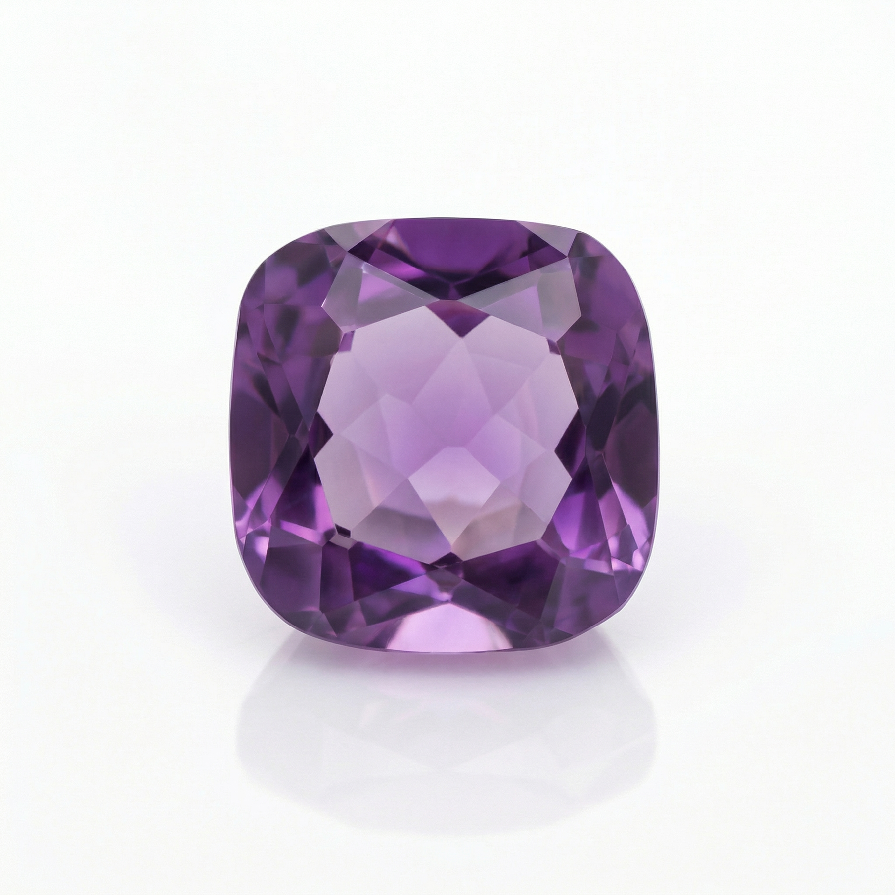 IGI Certified Laboratory Grown Pink Sapphire | 2.91 Carat Square Cushion Mixed Cut | Elegant Purplish Pink Gemstone-Saleh Sallom