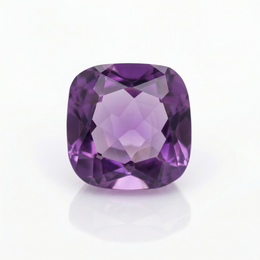 IGI Certified Laboratory Grown Pink Sapphire | 2.91 Carat Square Cushion Mixed Cut | Elegant Purplish Pink Gemstone-Saleh Sallom