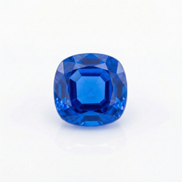 IGI Certified Laboratory Grown Blue Spinel | 4.32 Carat Square Cushion Mixed Cut | Vivid Blue Gemstone-Saleh Sallom