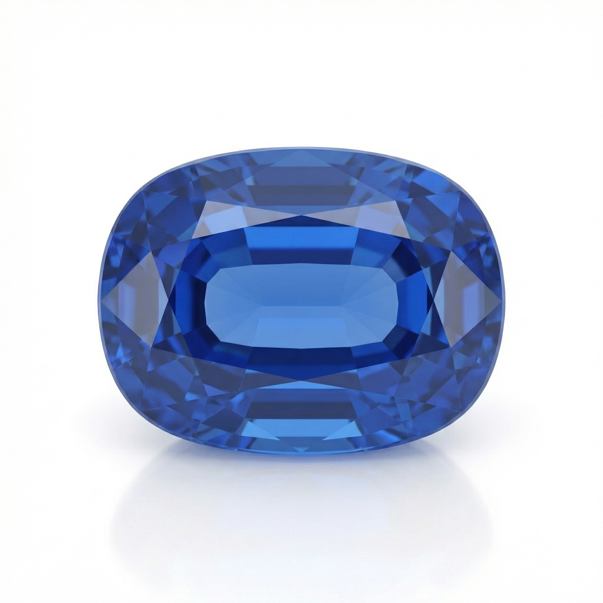 IGI Certified Laboratory Grown Blue Spinel | 9.54 Carat Cushion Mixed Cut | Premium Vivid Blue Gemstone-Saleh Sallom Main image