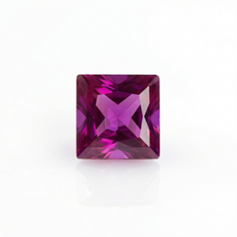 IGI Certified Laboratory Grown Ruby | 1.29 Carat Princess Cut | Purplish Red Gemstone-Saleh Sallom