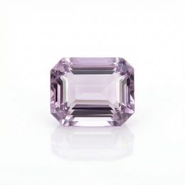 IGI Certified Laboratory Grown Pink Sapphire | 7.30 Carat Emerald Cut | Light Pink Gemstone-Saleh Sallom