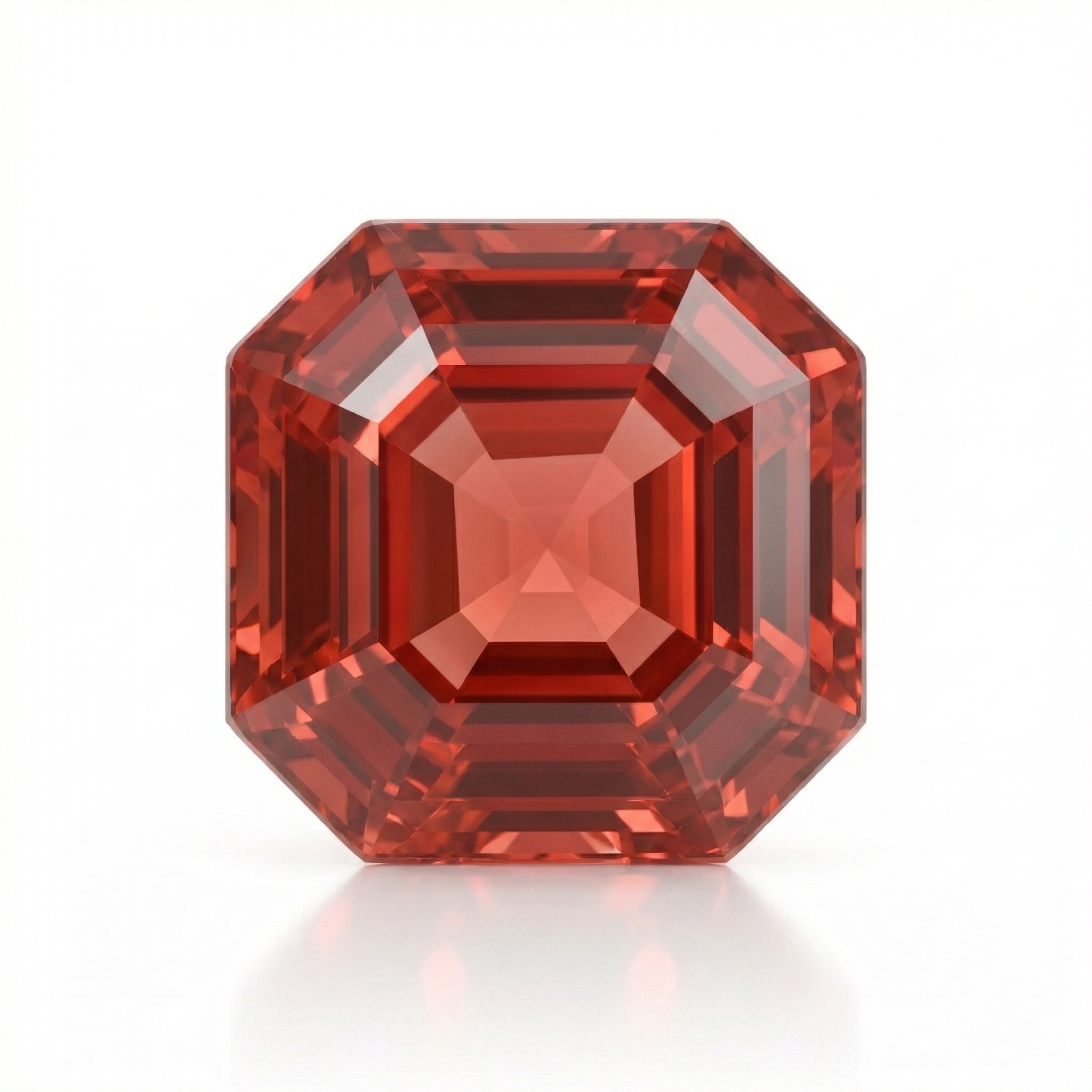 IGI Certified Laboratory Grown Pink Sapphire | 15.85 Carat Square Emerald Cut | Purplish Pink Gemstone-Saleh Sallom Main image