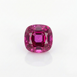 IGI Certified Laboratory Grown Pink Sapphire | 5.23 Carat Square Cushion Mixed Cut | Vibrant Pink Gemstone-Saleh Sallom
