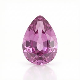 IGI Certified Laboratory Grown Purplish Pink Sapphire | 5.76 Carat Pear Mixed Cut | Luxury Gemstone-Saleh Sallom